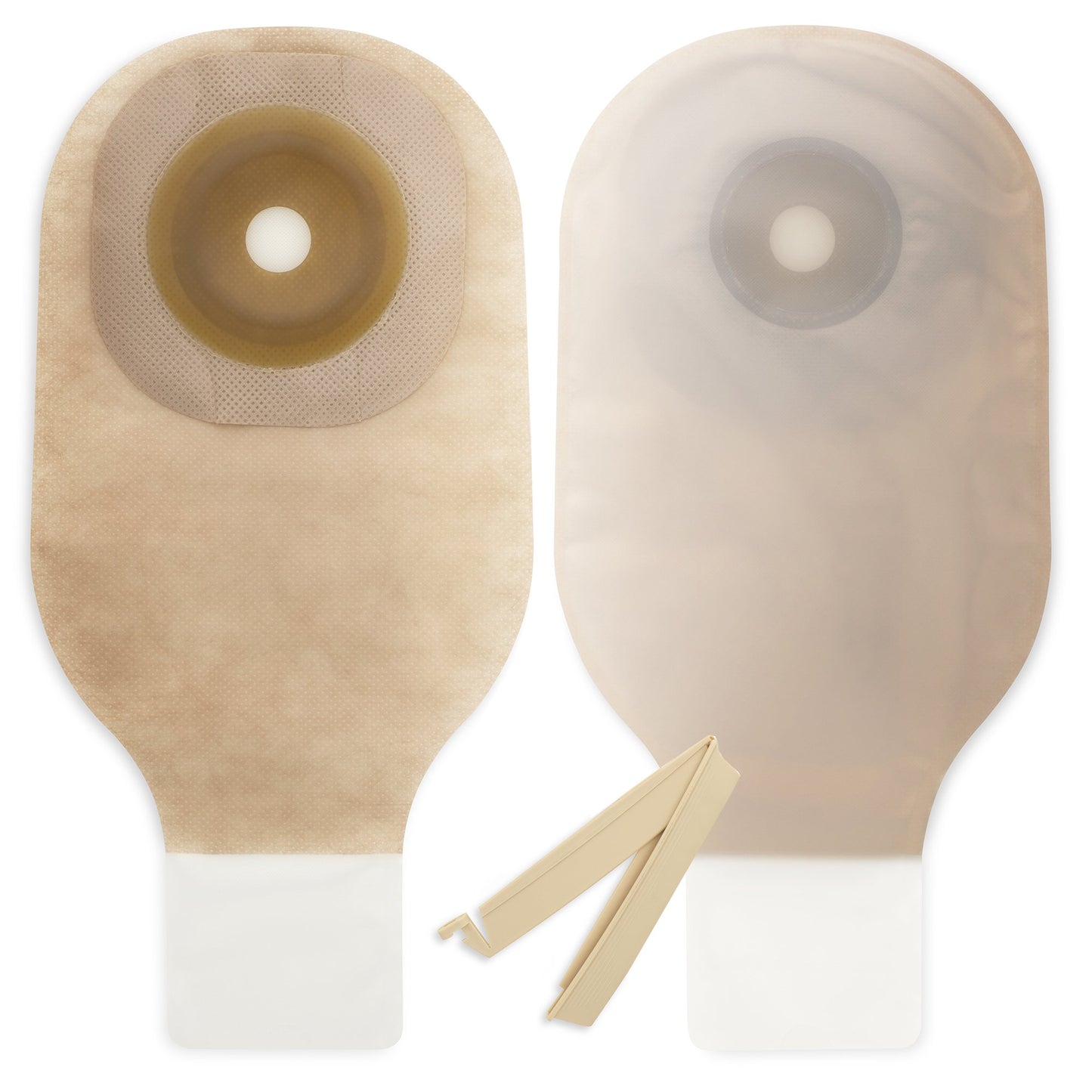 POUCH, DRAIN W/SKIN BARRIER 1 1/4" (10/BX)