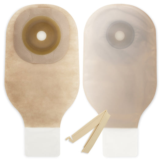 POUCH, DRAIN W/SKIN BARRIER 1 1/4" (10/BX)