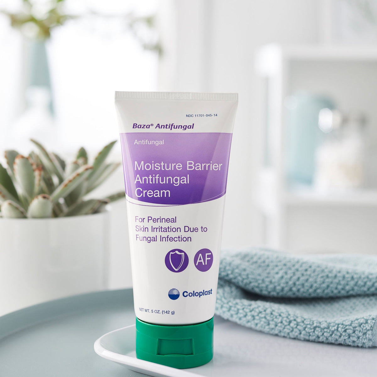 Baza® Antifungal Skin Protectant Cream, CHG-Compatible, Scented, 5-ounce Tube