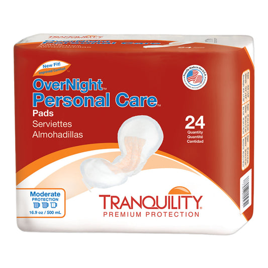 Tranquility® OverNight Bladder Control Pad, 7.25 x 16.5 Inch