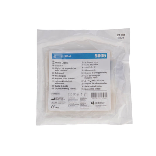 Hollister Urinary Leg Bag, 900 mL Capacity, BX/10