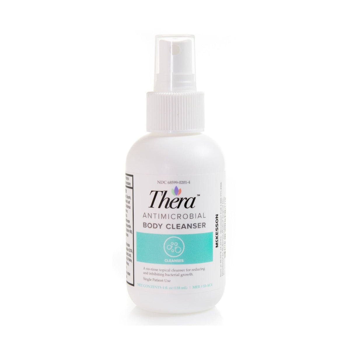 McKesson Thera® Antimicrobial Body Cleanser, 4-ounce Pump Bottle, BT/1