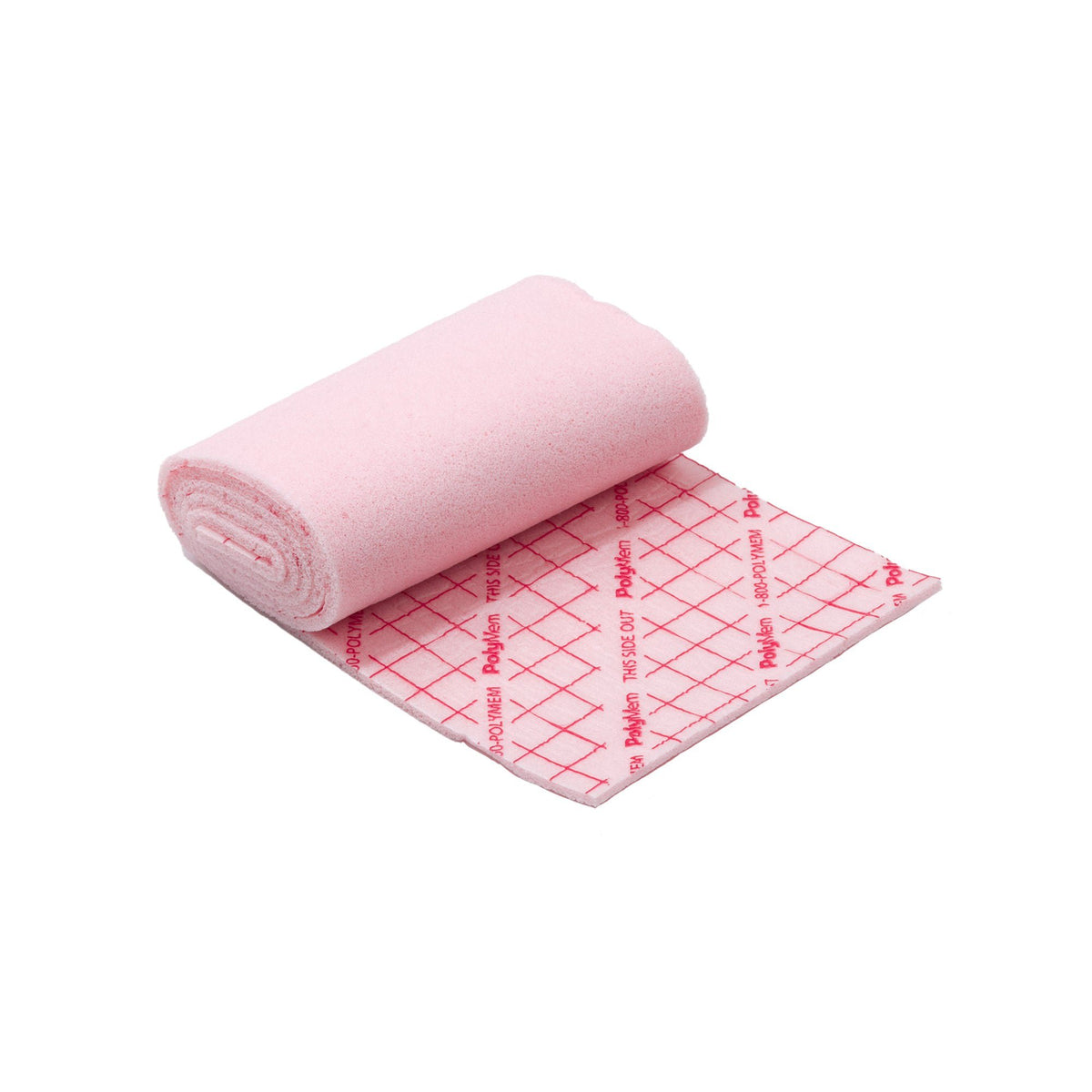 PolyMem® Nonadhesive without Border Foam Dressing, 4 x 24 Inch, BX/4