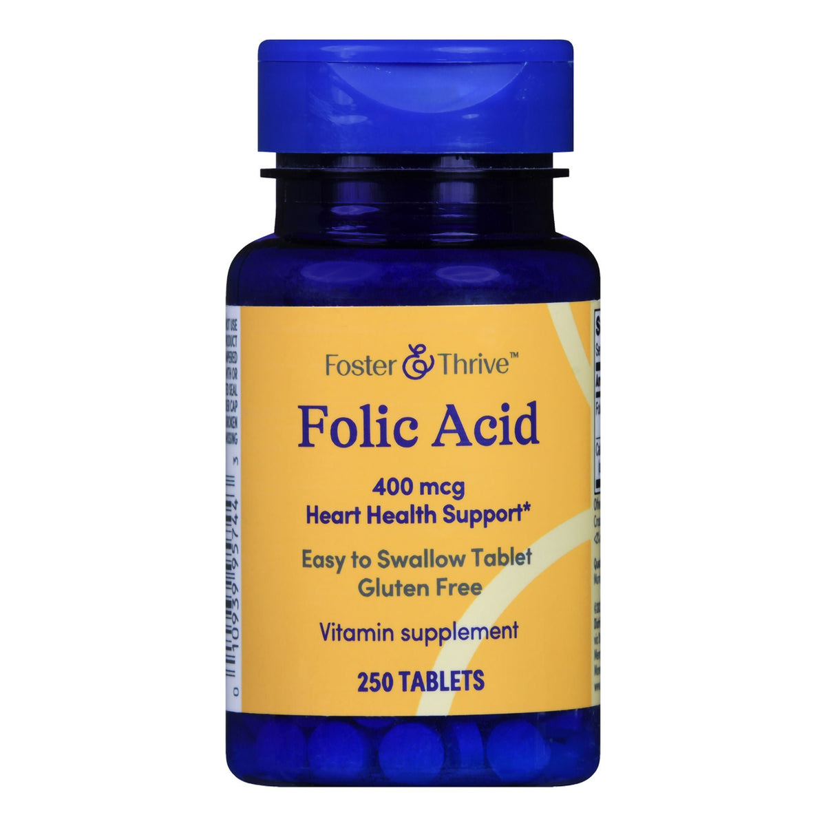 Foster & Thrive™ 400 mcg Folic Acid Tablets, BT/1