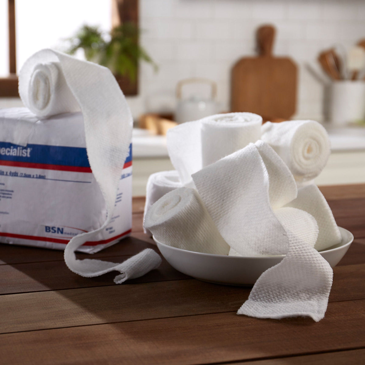 Specialist® White Cotton / Rayon Undercast Cast Padding, 3 Inch x 4 Yard