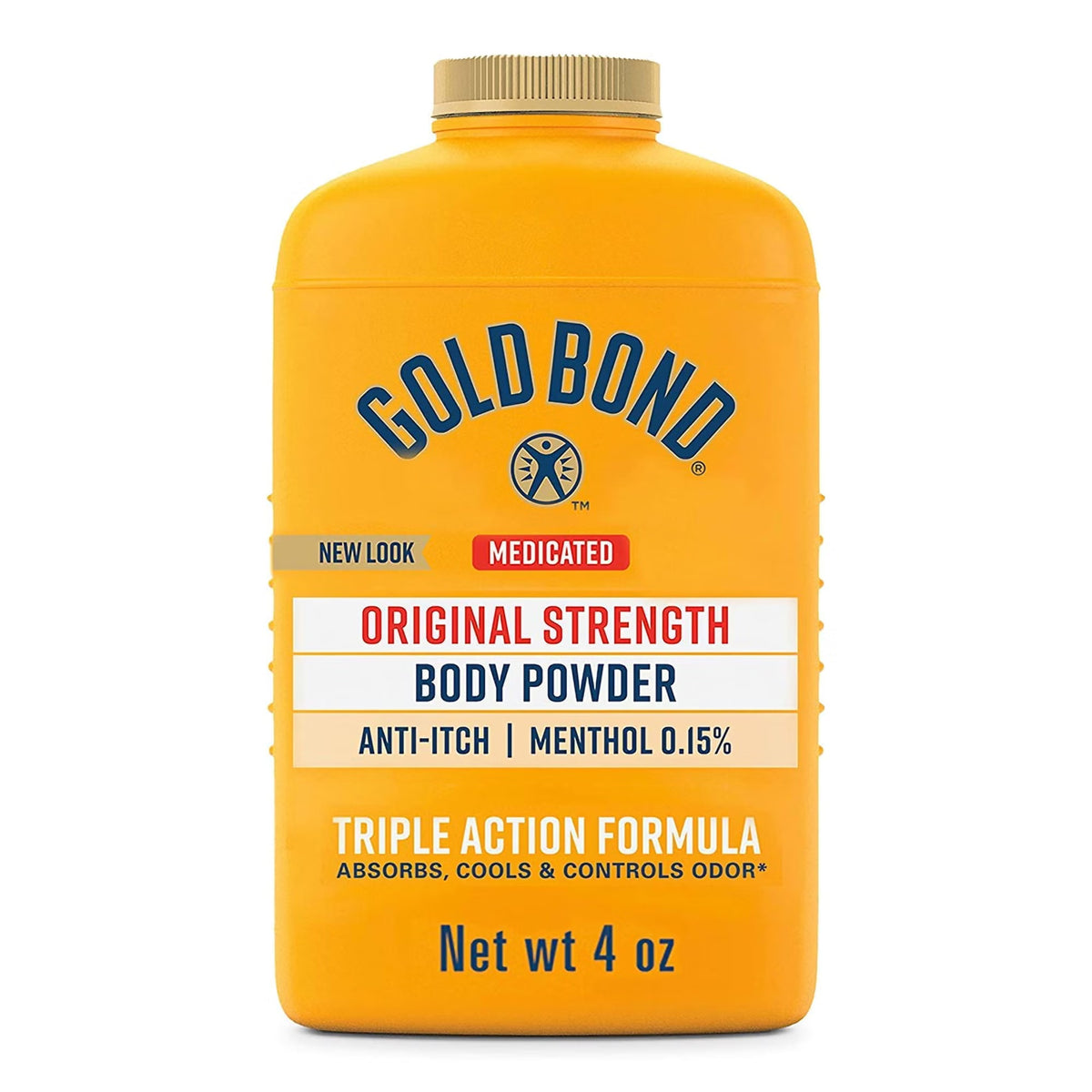 Gold Bond® Original Strength Medicated Body Powder, 4-ounce Shaker Bottle, EA/1