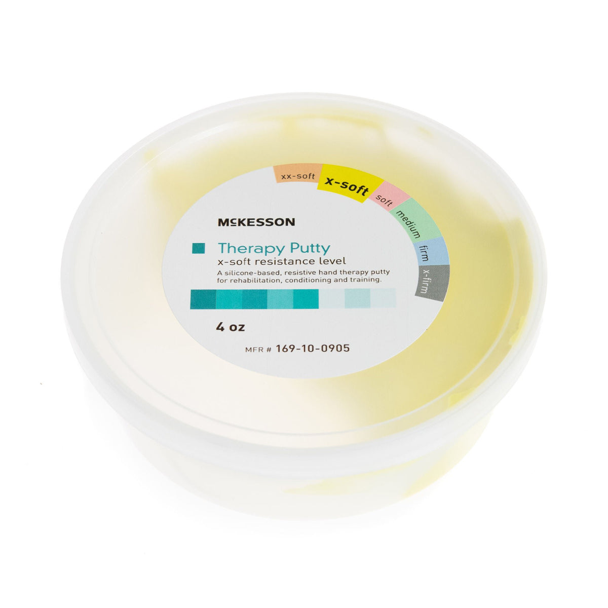 McKesson Therapy Putty, Yellow, Extra-Soft, 4 oz., EA/1