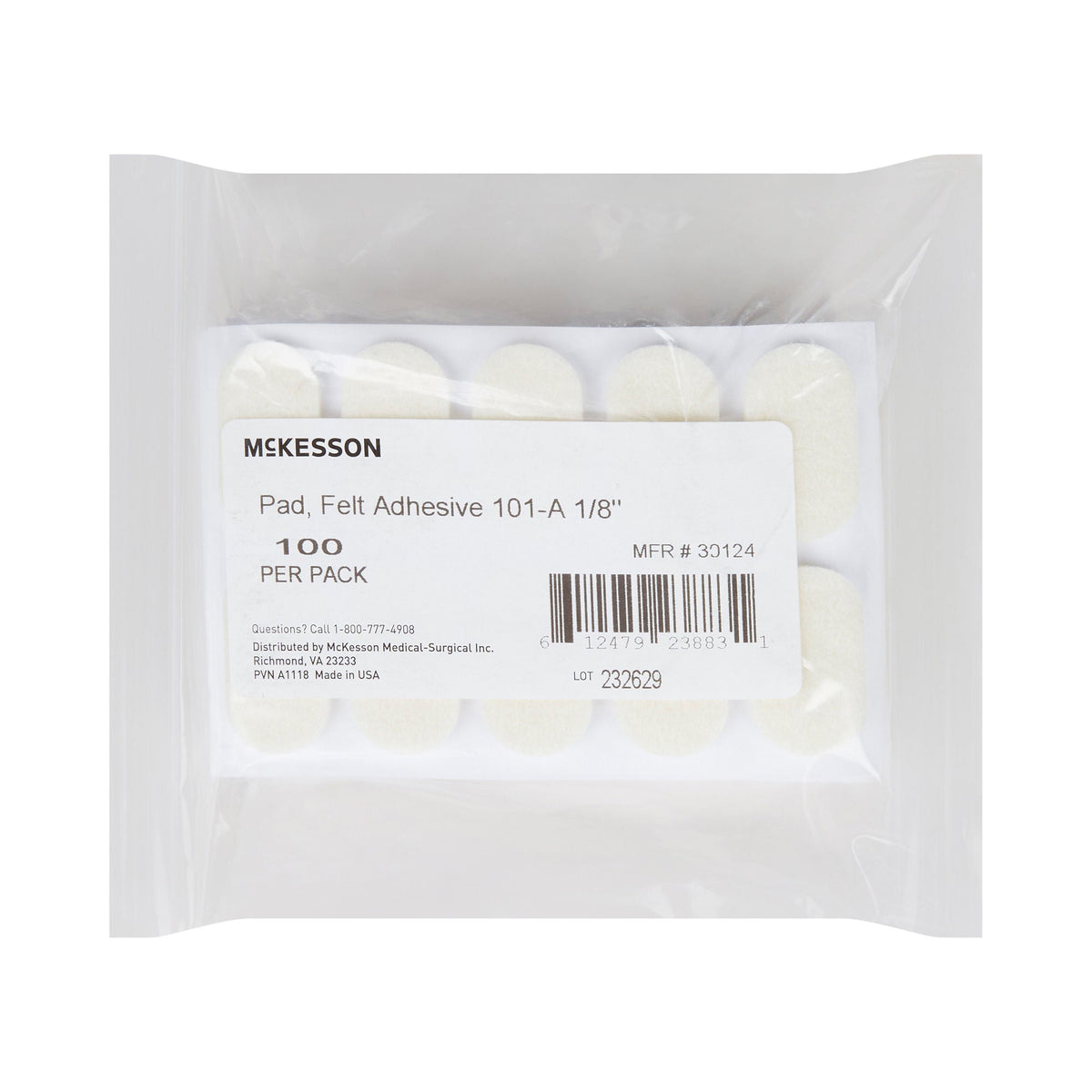 McKesson Pedi-Pad Protective Pad, PK/100