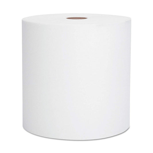 Scott Paper Towels, Hardwound, Continuous Roll, 8", White