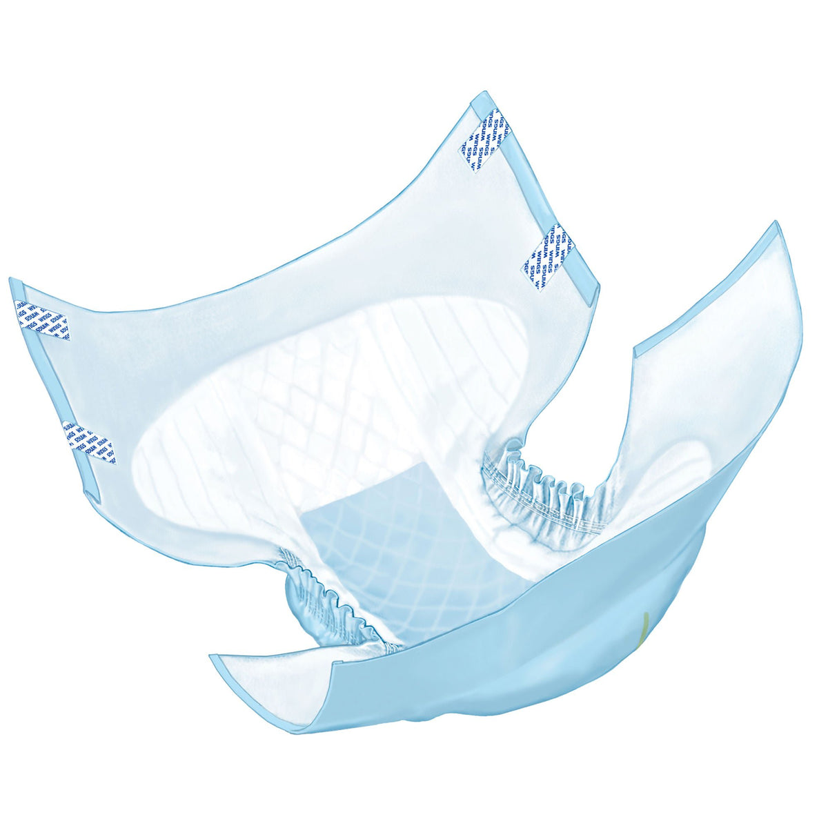 Wings Plus Heavy Absorbency Incontinence Brief, Small, BG/12
