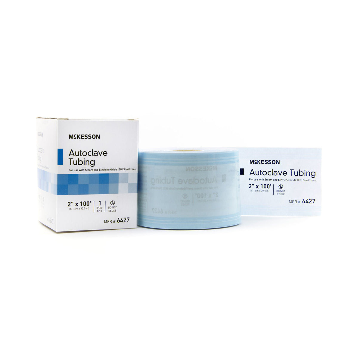 McKesson Sterilization Tubing, 2 Inch x 100 Foot, BX/1