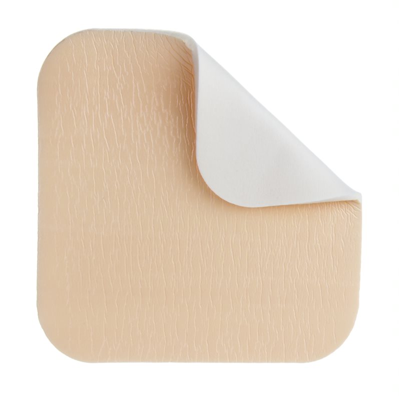 DermaFoam Waterproof Foam Wound Dressing without Border, 6" x 6"