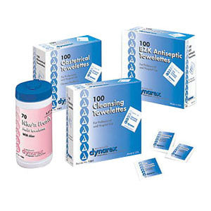 Dynarex Obstetrical Towelettes, 5" x 7", 100 ct