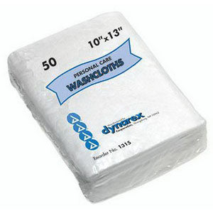 Personal Care Dry Wipe Washcloth, 12 X 13, 50/Pkg, PK/50