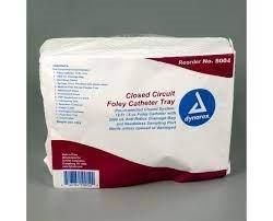 Closed Circuit, Closed System Foley Catheter Tray, 12 FR
