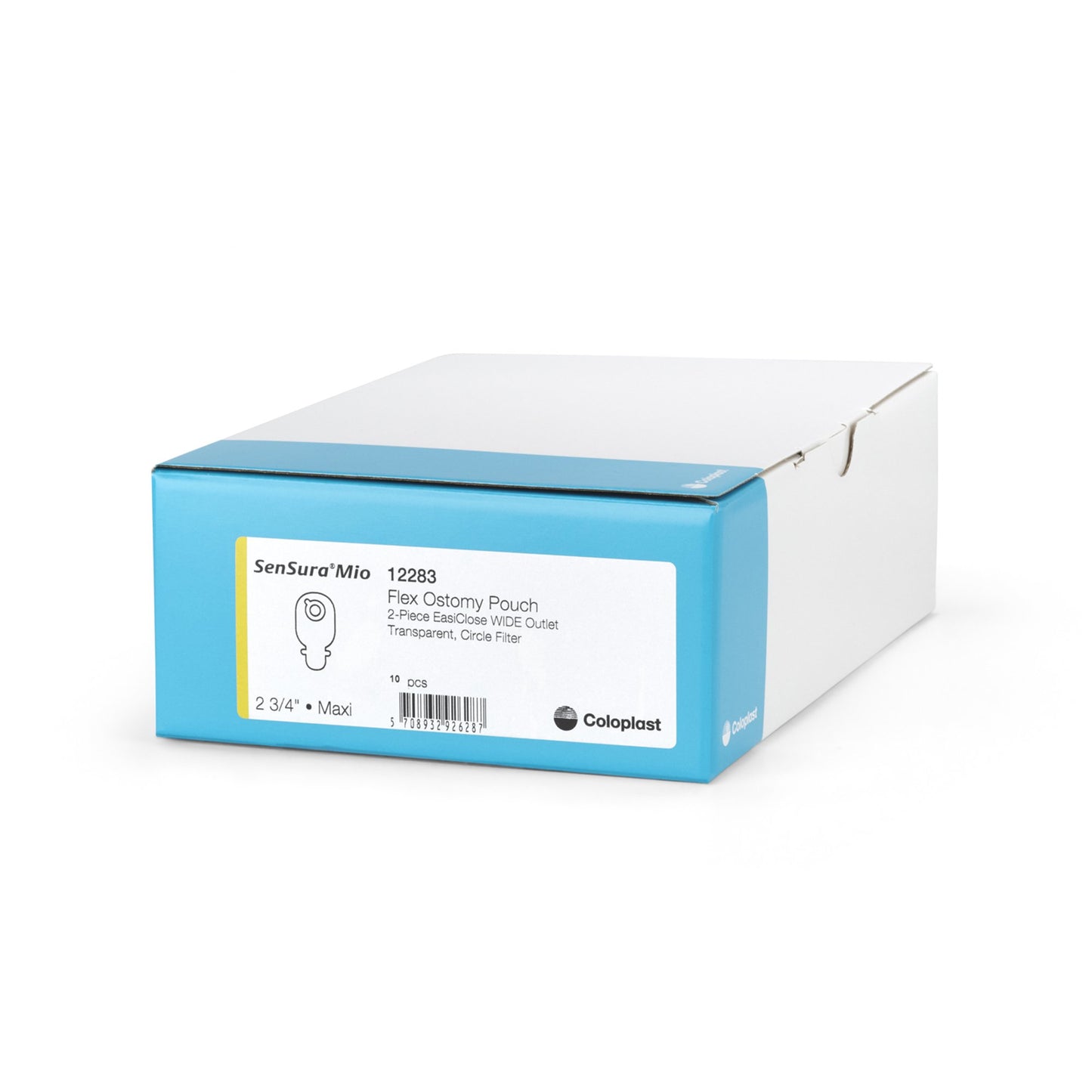 POUCH, OST DRN MIO 2PC FLX WD OUTLT MAX CLR 70MM (10/BX)