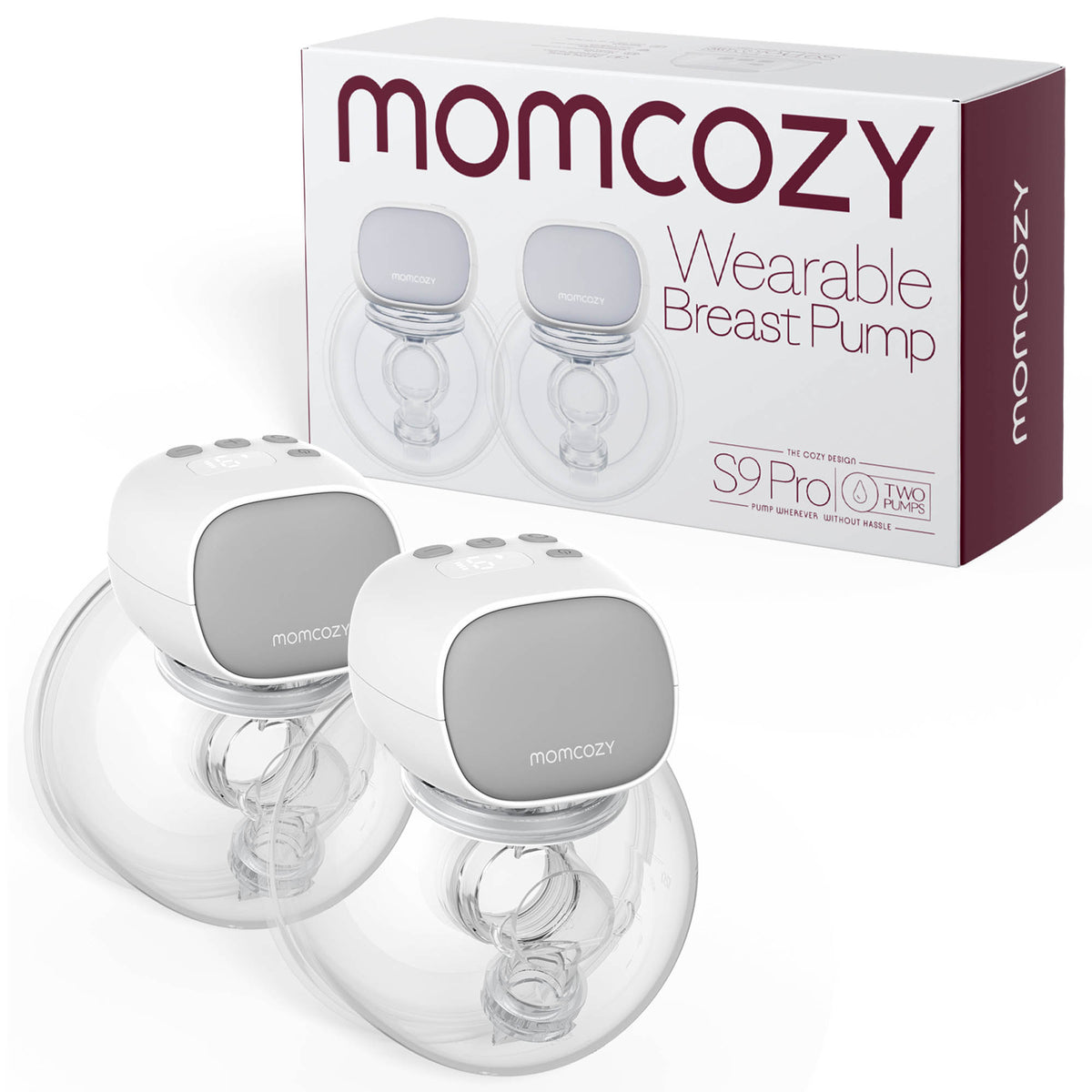 PUMP, BREAST WEARABLE MOMCOZY S9 PRO DBL, EA/1