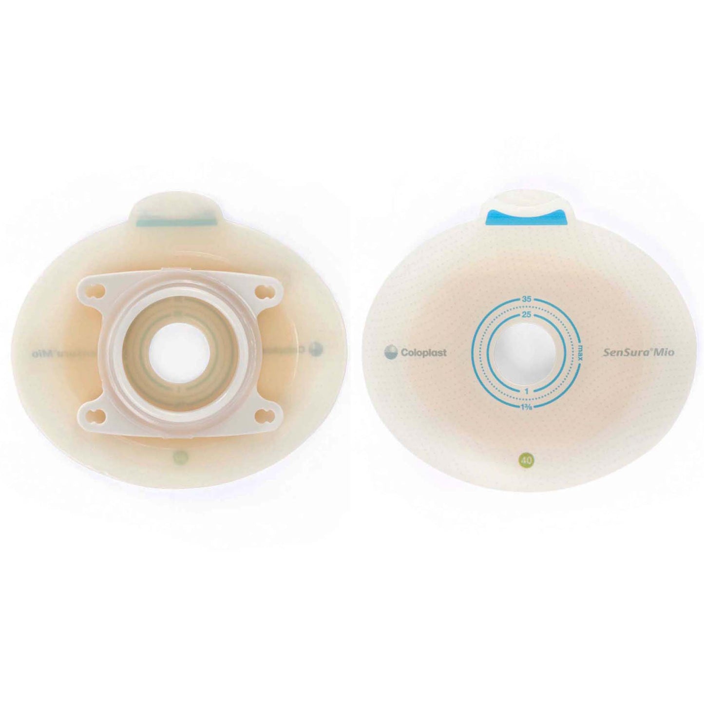 BARRIER, SKN MIO CLCK 2PC N/CNVX STD W/TAB 40MM 7/8" (5/BX)