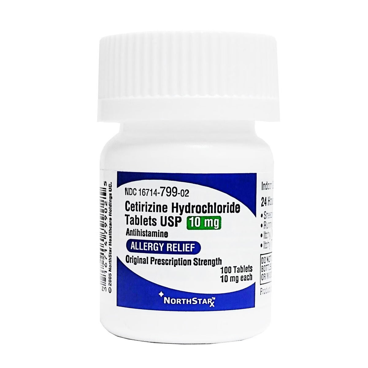 NorthStar Rx Cetirizine Antihistamine, BT/1