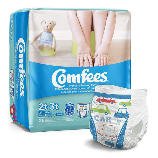 Attends Comfees® Training Pants, 12-Hour Protection, Male Toddler, CS/156