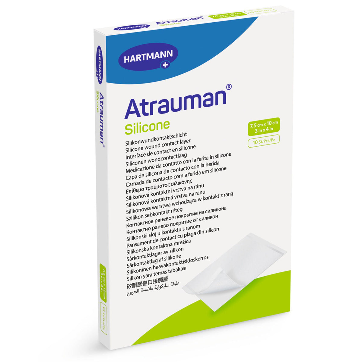 Atrauman® Silicone Sterile Wound Contact Layer Dressing, 3 X 4 Inch, EA/1
