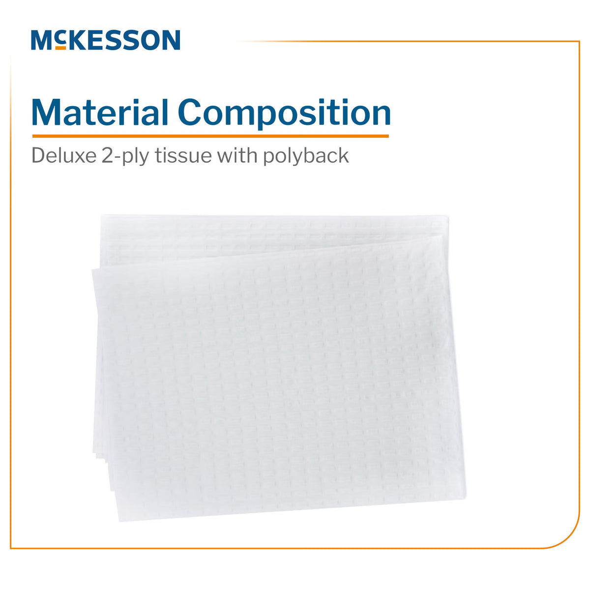 McKesson Deluxe White Procedure Towel, 13 x 18 Inch