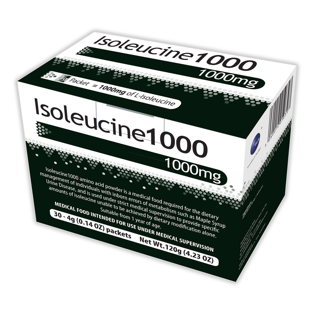 Isoleucine1000™ for the Dietary Management of MSUD, EA/1