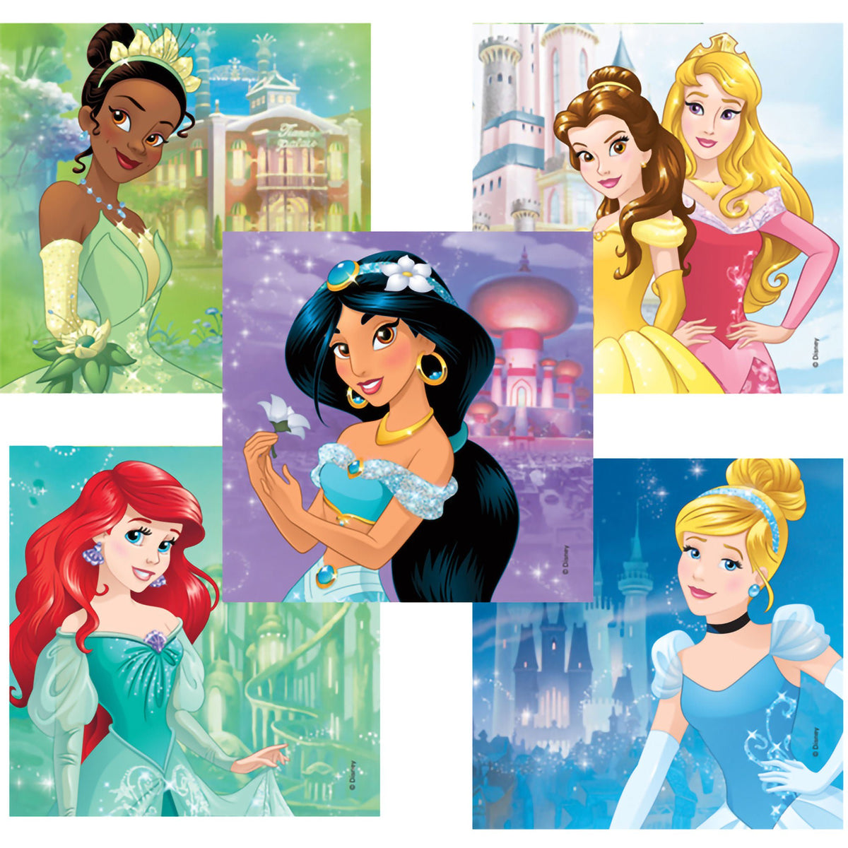 Medibadge® Disney® Princesses Castles Sticker, PK/90