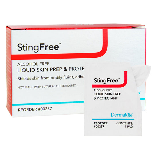 StingFree Skin Barrier Wipe Nonsterile, Alcohol-Free, CS/500