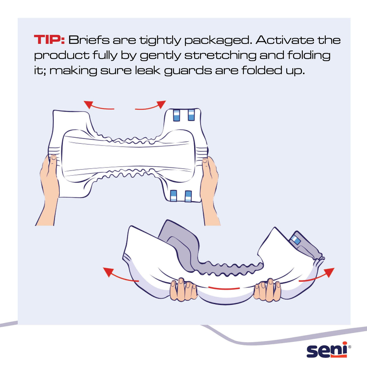 Seni® Super Quatro Severe Absorbency Incontinence Brief, Extra Large