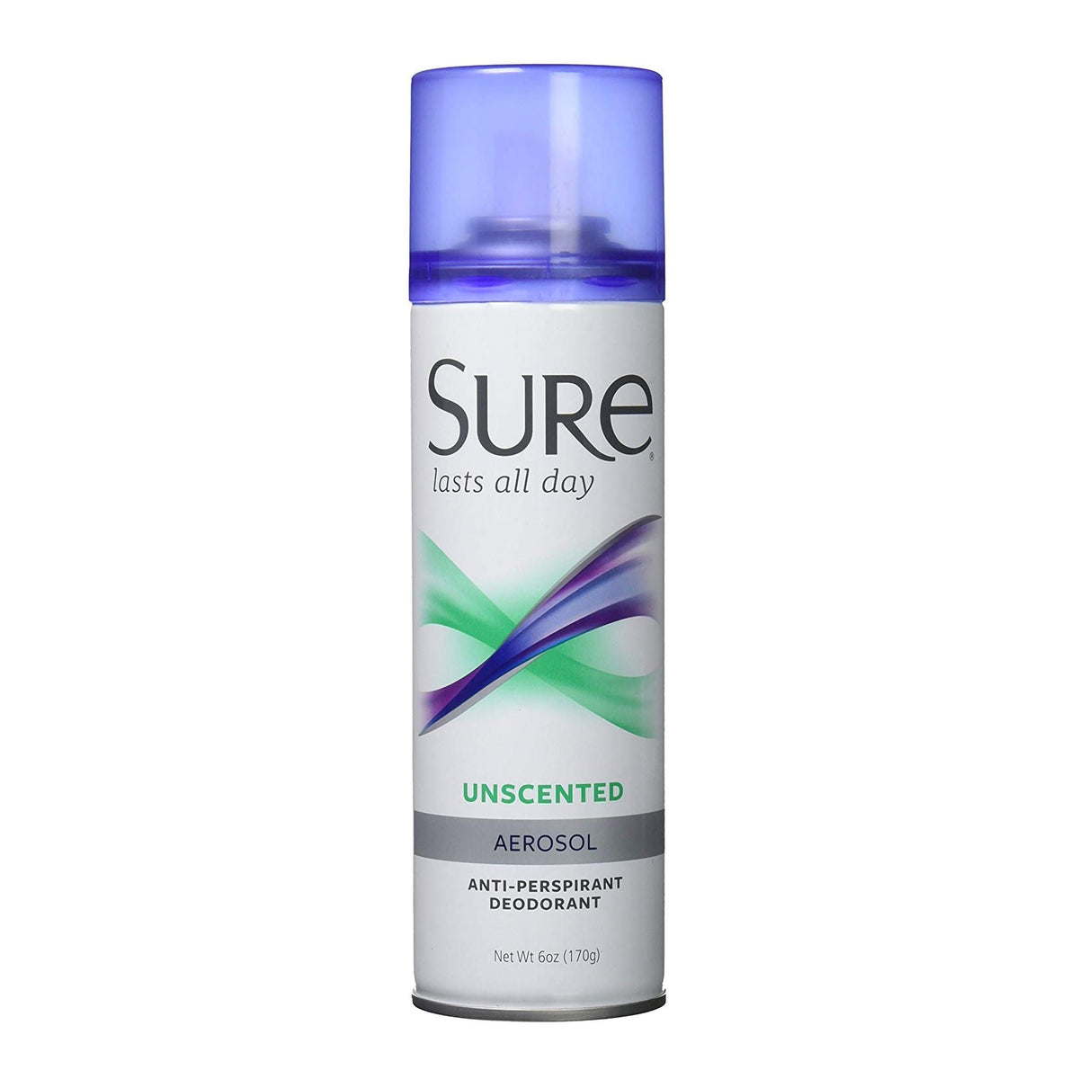 Sure® Antiperspirant & Deodorant Aerosol Unscented, EA/1