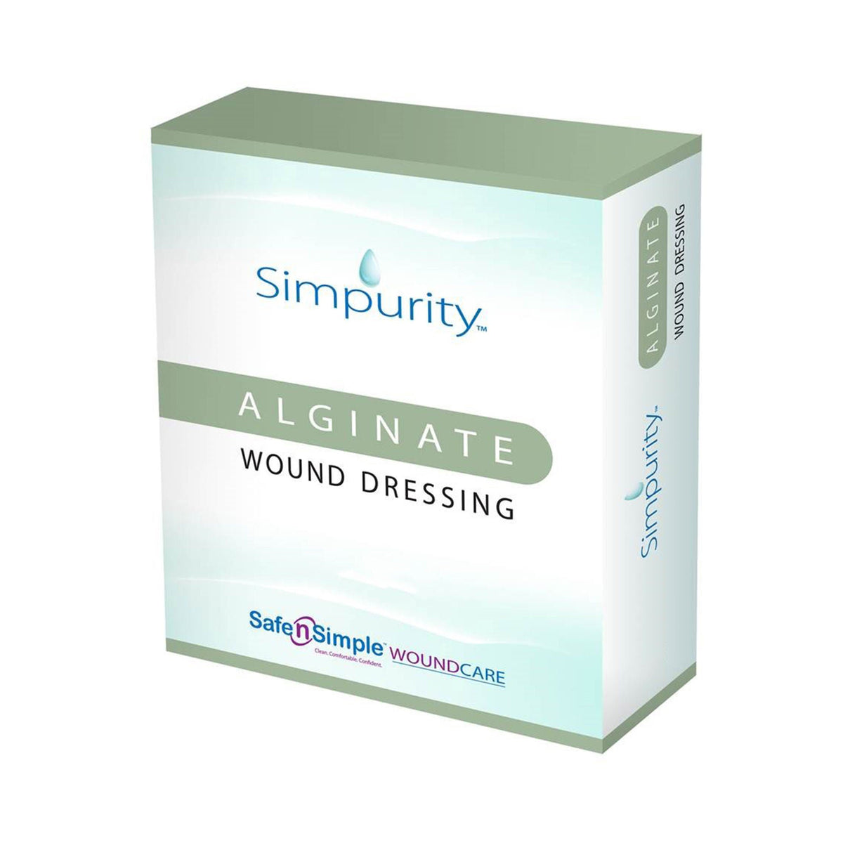 Simpurity™ Alginate Dressing, 2 x 2 Inch, BX/10