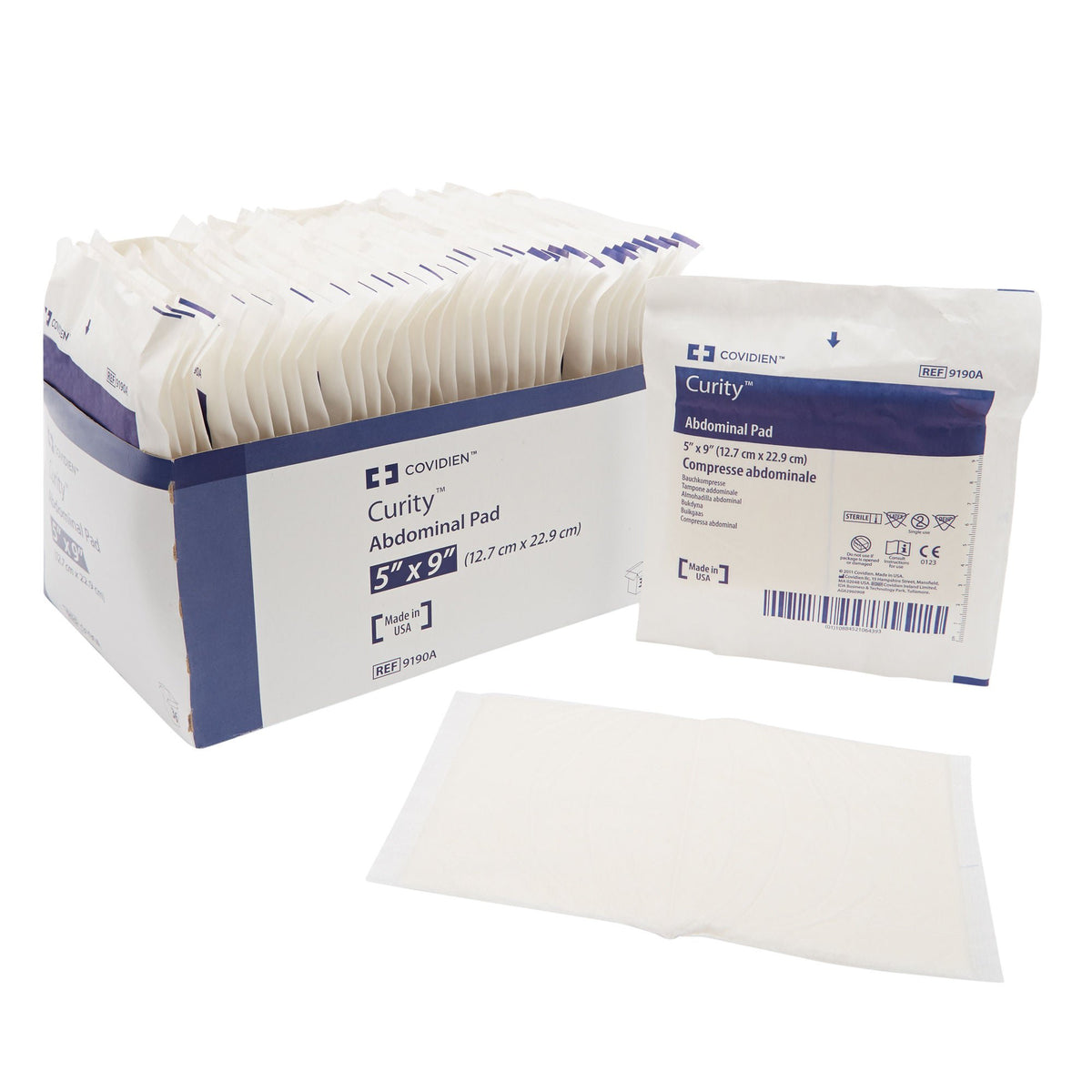 Curity™ Sterile Abdominal Pad, 5 x 9 Inch, CS/432