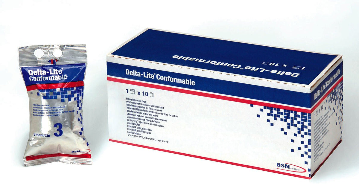 Delta-Lite® Conformable™ White Cast Tape, 2 Inch x 4 Yard, BX/10