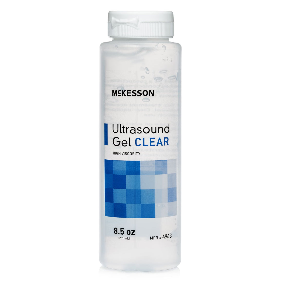 McKesson Ultrasound Gel, Clear, 250 mL Bottle, Ultrasound and Laser Transmission, CS/12
