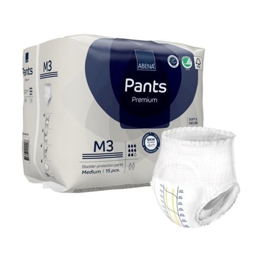 Abena® Premium Pants M3 Incontinence Brief, Medium, CS/90