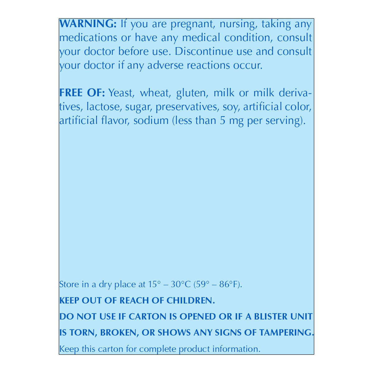 Major® 220-mg Zinc Sulfate Capsules