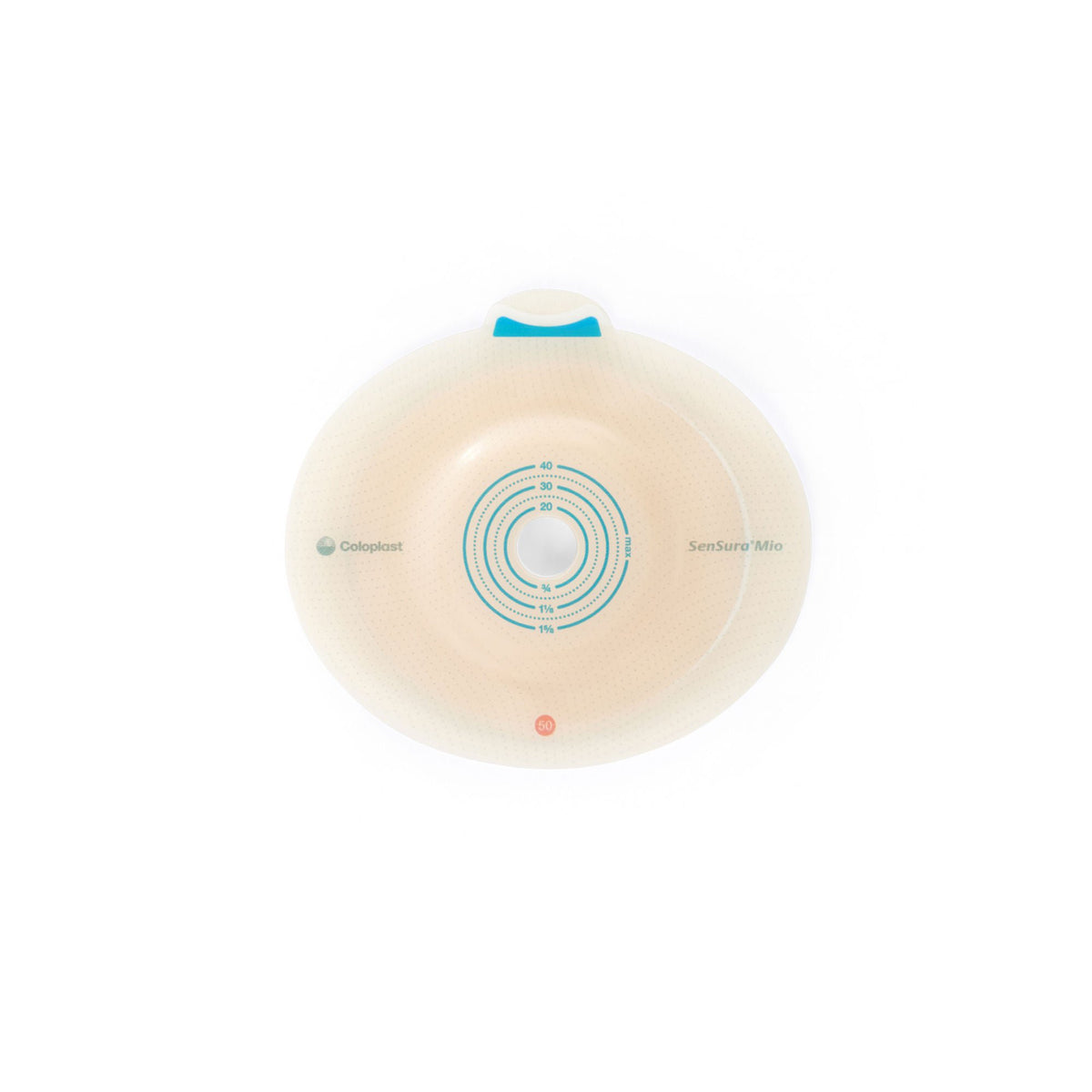 SenSura® Mio Convex Ostomy Barrier, Trim to Fit 15 – 40 mm, Red Match