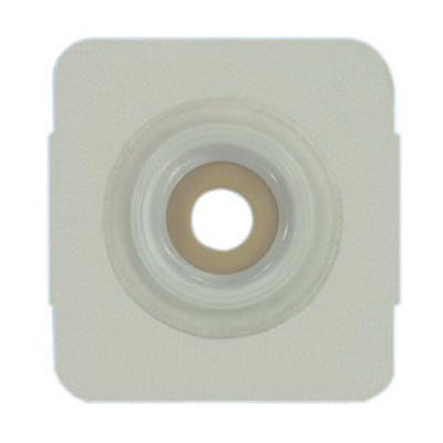 Securi-T USA Two-Piece Pre-Cut 1 3/8" Opening Extended Wear Convex Wafer with Flexible Tape Collar 5"x 5" 2 1/4" Flange