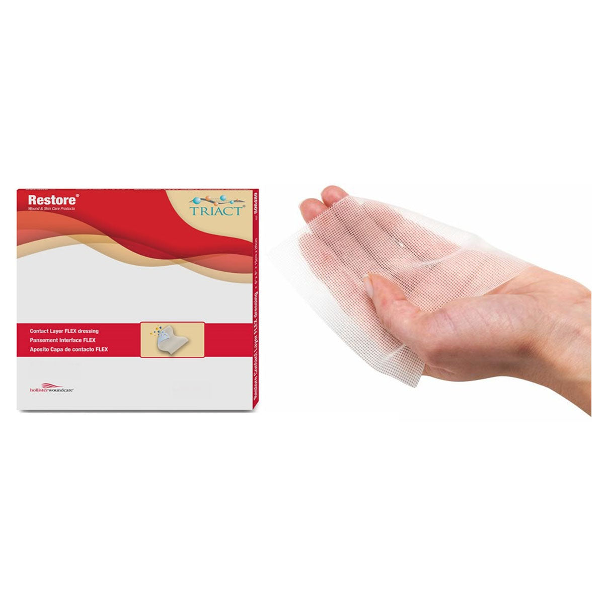 UrgoTul Contact Layer Flex Dressing, 6" x 8"
