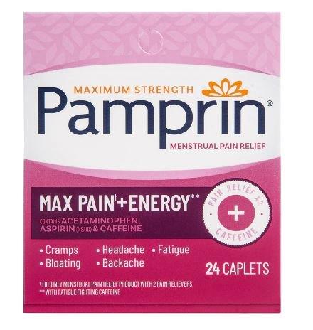 Pamprin Max Formula Caplets, 24 ct