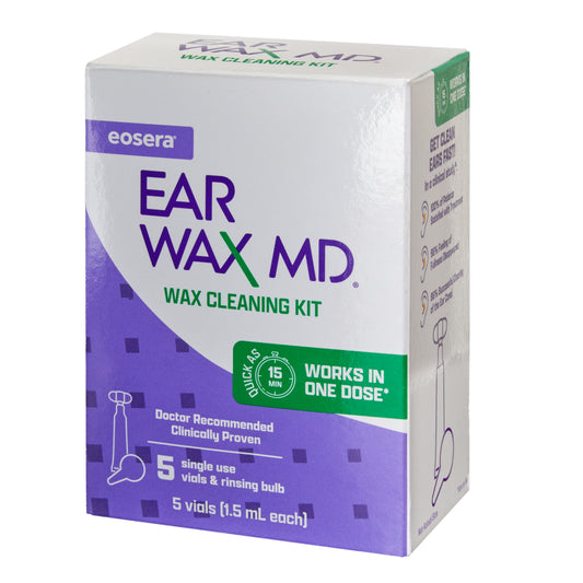 Ear Wax MD Wax Cleaning Kit, 5 vials