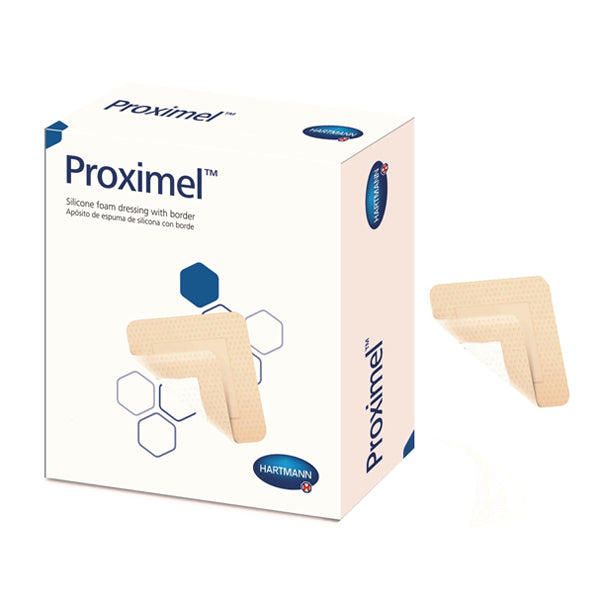 Proximel Silicone Dressing with Border, 6" x 6"