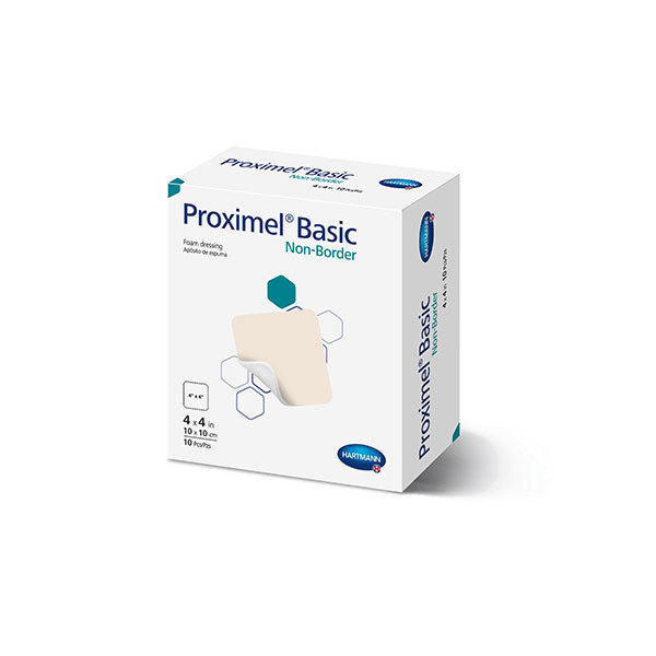 Proximel Basic Bordered Foam Dressing, 6" x 6"