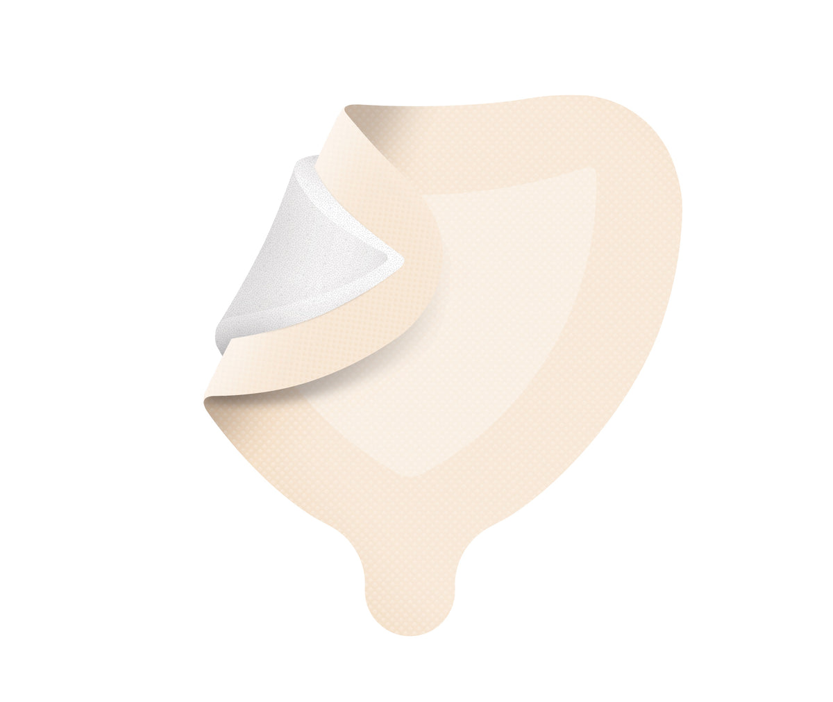 Proximel Basic Bordered Foam Dressing, 7" x 7", Sacral