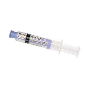 Heparin Pre-Filled Catheter Flush Syringe 100U 5 to 10 mL