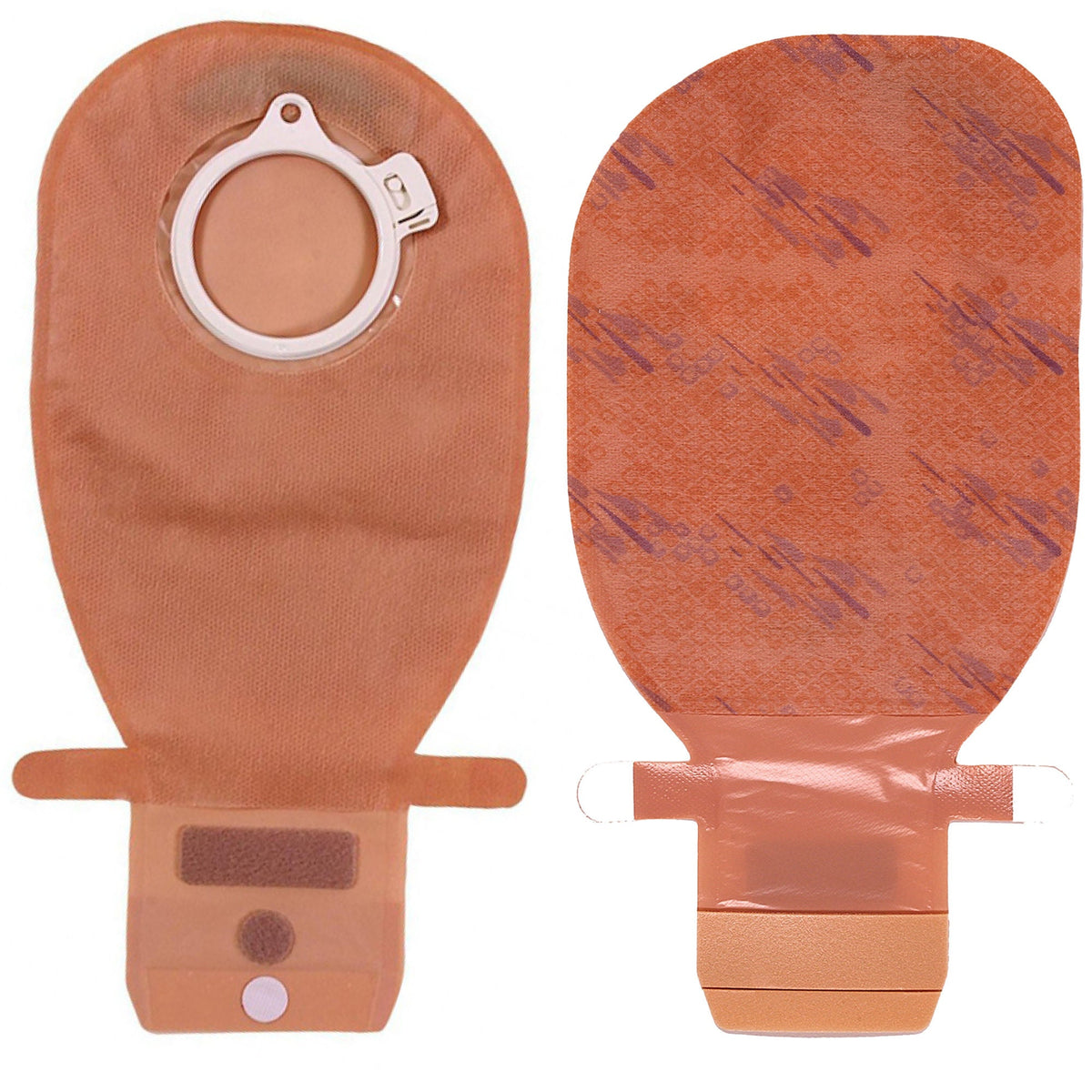 Assura® Original Two-Piece Opaque Ostomy Pouch, 40 mm Flange, Green Match, BX/10