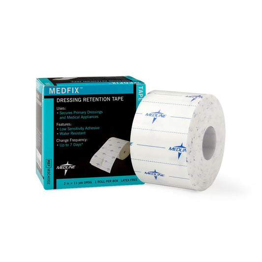 MedFix™ Nonwoven Dressing Retention Tape, 2 Inch x 11 Yard, White, BX/1