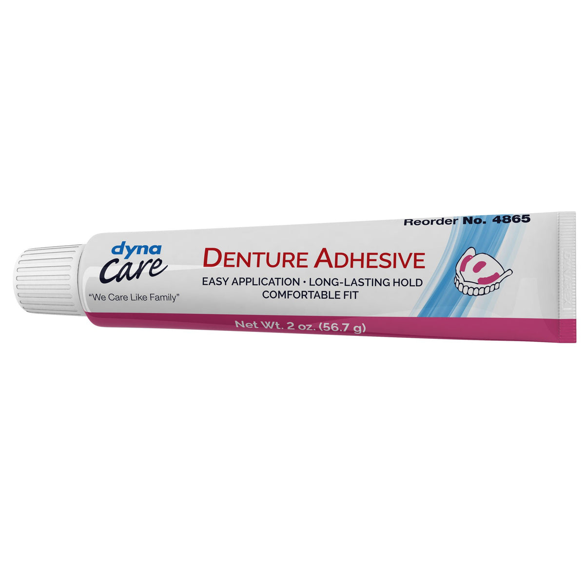 dynarex® Denture Adhesive Cream, 2 oz. Tube, CS/72