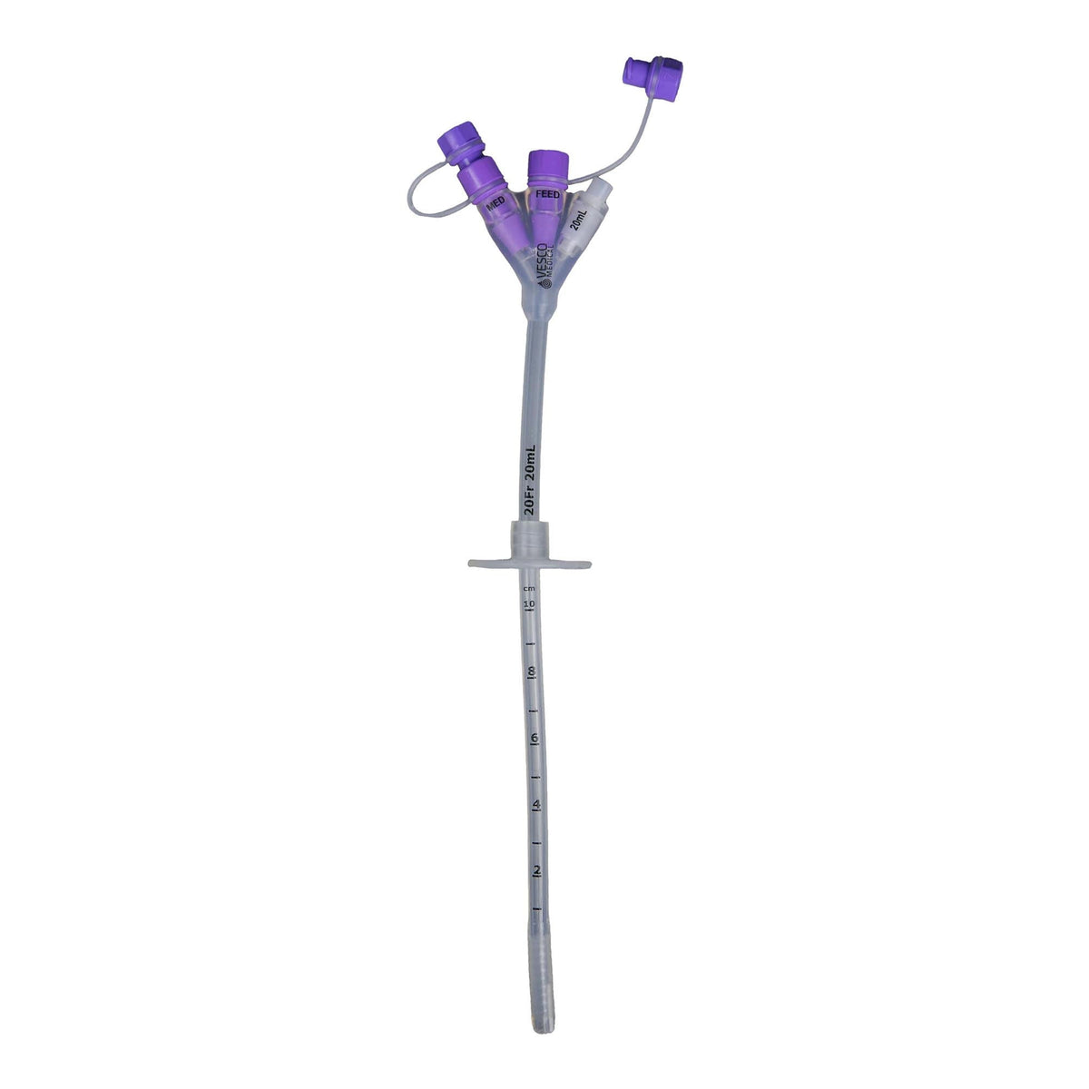 Vesco Medical™ Gastrostomy Feeding Tube, 20 Fr., EA/1